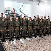 Слушатели ВУЦ встретились с участником специальной военной операции