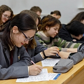 На кафедре «Переводоведение и межкультурная коммуникация» в рамках Дня открытых дверей СЭИ СГТУ им. Гагарина Ю.А. прошла региональная лингвистическая олимпиада «Формула языка»