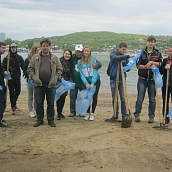 Студенты ЭКЛ – участники акции «Чистый берег»