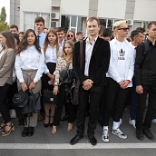 Студенты ТСК приняли участие в торжественной линейке университета, посвященной Дню знаний