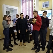 Студенты посетили музей Саратовской гармоники