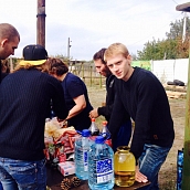 Боевое крещение первокурсников состоялось на кафедре САС