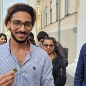 Иностранные студенты СГТУ посетили выставку, посвященную Юрию Гагарину 