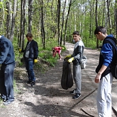 Студенты ЭКЛ приняли участие во Всероссийском экологическом субботнике «Зеленая весна»