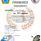 Команда СКМиЭ – призер областного фестивая по настольным играм 