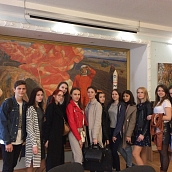 Первокурскники ДАС в музее Гагарина