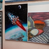 В Институте УРБАС проходит выставка студенческих работ по рисунку и живописи