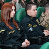 Слушатели ВУЦ встретились с участником специальной военной операции