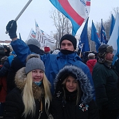 Студенты ЭТПК приняли участие митинге-концерте «Россия в моём сердце!»