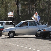 СГТУ провел автопробег в честь Юбилея Победы