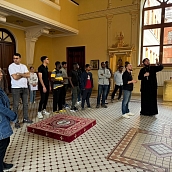 Слушатели курсов русского языка СГТУ посетили православную духовную семинарию