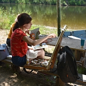 В Политехнике играли в квиз и рисовали Волгу