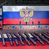 Волонтеры Гагаринского университета приняли участие в открытии Чемпионата мира по пожарно-спасательному спорту 