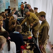 Политеховские реконструкторы – участники «Панфиловской недели»