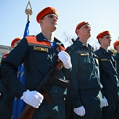 Политеховцы приняли участие в парадном прохождении войск Саратовского гарнизона