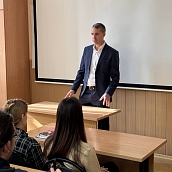 Со студентами кафедры МБИ встретился выпускник СГТУ