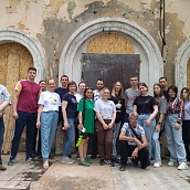 Студенты УРБАС приняли участие в субботнике