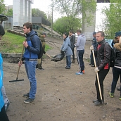 Студенты ЭКЛ – участники акции «Чистый берег»