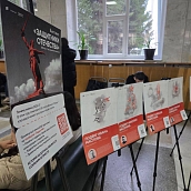 В Политехе прошла выставка ко Дню Героев Отечества