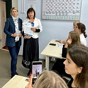 Преподаватели СЭИ СГТУ имени Гагарина Ю.А. посетили р.п. Базарный Карабулак с профориентационным марафоном «PROСГТУ: шаг в профессию»