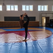 В спортивном зале Политеха прошла первая в новом сезоне тренировка по эстетической гимнастике
