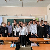 Кафедра ПМК провела профориентационную встречу в школе