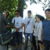 Студенты ЭКЛ - участники экоакции "Чистый берег"