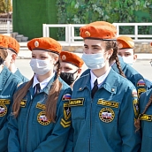 Гагаринцы приняли участие в торжественном митинге, посвященном Дню космонавтики 