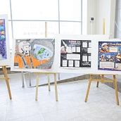 В Политехе открылась выставка стенгазет к 65-летию полета в космос