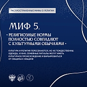 Вниманию студентов предлагаются информационные материалы о религиозных стереотипах