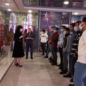 Иностранные слушатели курсов русского языка посетили музей истории СГТУ 