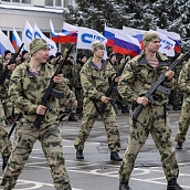 В преддверии Дня защитника Отечества в СГТУ прошло торжественное построение