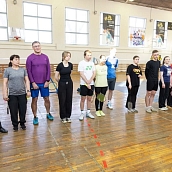 Соревнования по бадминтону прошли в рамках Спартакиады ППС