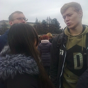 Студенты группы с1-ЭБЗ31 побывали на митинге 4.11.2018, посвященном Дню народного единства