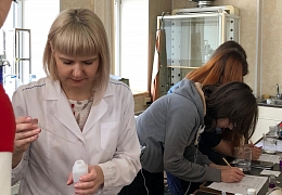 Школьники прошли стажировку на кафедре «Экология» 