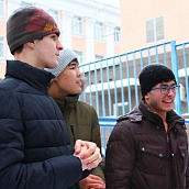 Политеховцы провели соревнования на турниках собственной конструкции