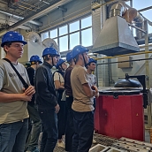 Студенты ИММТ побывали на экскурсии на заводе компании «Нефтегазоборудование»