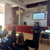 Кафедра ПМК провела серию мастер-классов в МОУ «Лицей №56» в рамках коворкинг-площадки «Школа перевода»