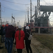Студенты технического университета посетили трансформаторную подстанцию Курдюм 500 кВ