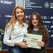 Ассистент кафедры на Всероссийском форуме «Курс молодого бойца. Информационный фронт» 