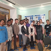 Иностранные слушатели посетили Народный музей Ю.А. Гагарина