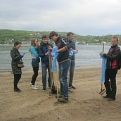 Студенты ЭКЛ – участники акции «Чистый берег»