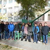 Студенты кафедры ТСК  - участники тематической лекции «Саратовцы - Фронту»