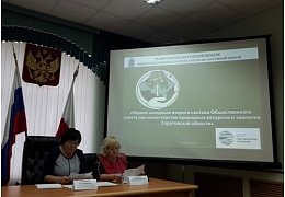 Преподаватели ЭКЛ приняли участие в заседании Общественного совета при Минприроды области