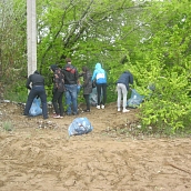 Студенты ЭКЛ – участники акции «Чистый берег»