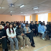 Иностранные студенты Политеха приняли участие в профилактической лекции с представителем МВД 