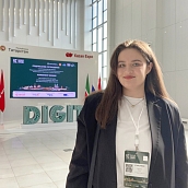 Наша студентка посетила IV Международный форум Kazan Digital Week – 2024 