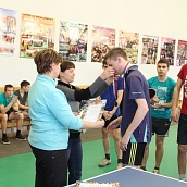 Завершилась Спартакиада по настольному теннису среди мужчин