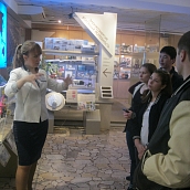 Студенты –экологи посетили Информационный центр Балаковской АЭС