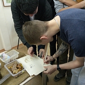 Студенты-экологи посетили мастер-класс по изготовлению красок